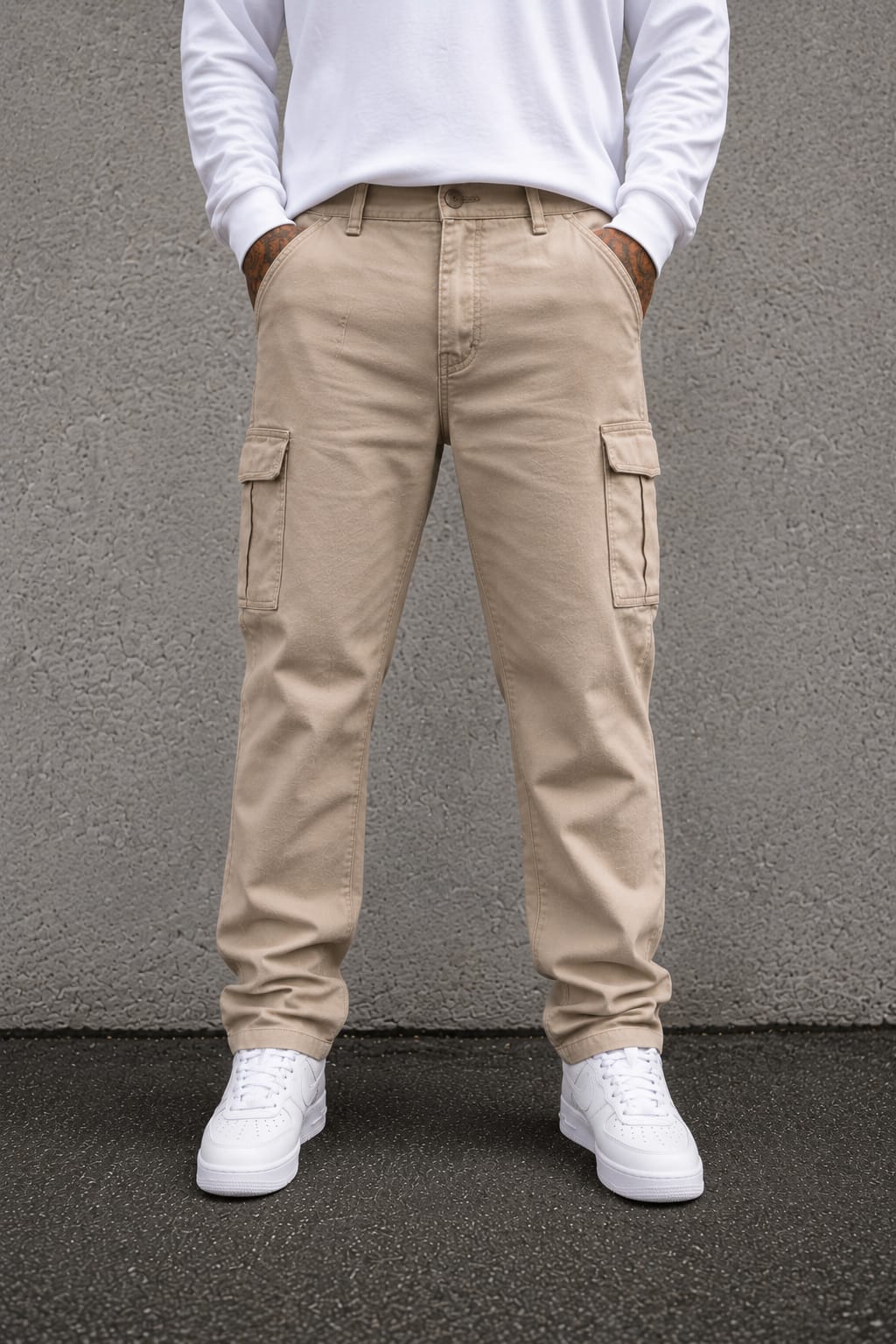 Jean Cargo Solid Colors