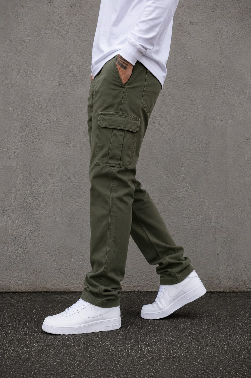 Jean Cargo Solid Colors