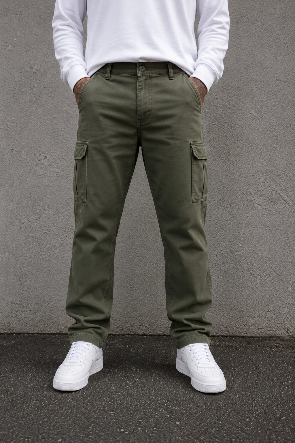 Jean Cargo Solid Colors