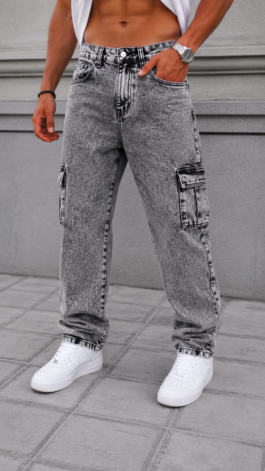 Jean Cargo Washed Zeal
