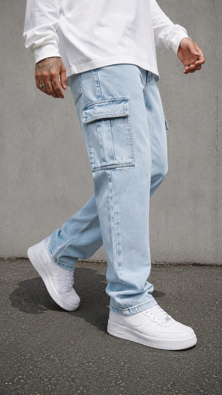 Jean Cargo Washed Zeal
