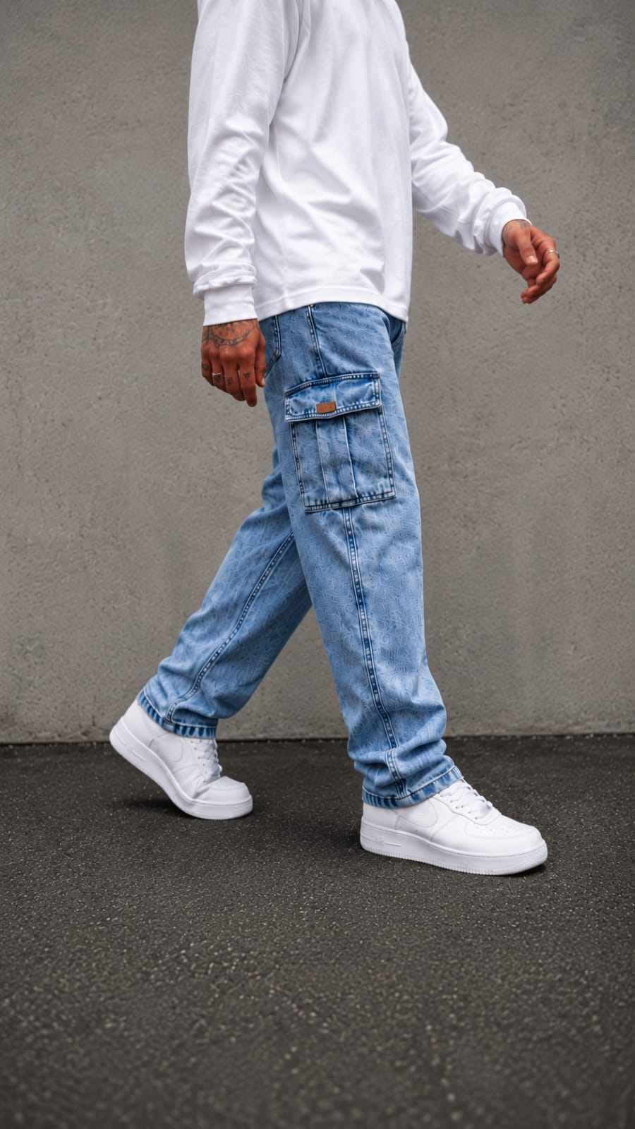 Jean Cargo Washed Zeal
